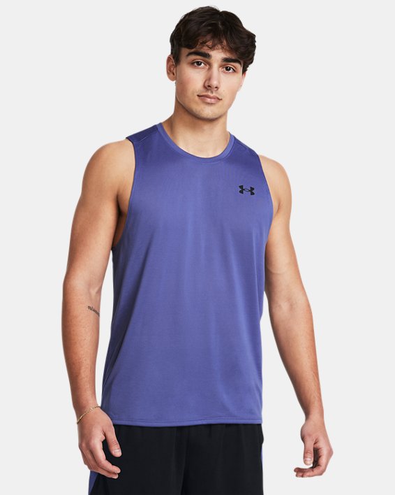 Męska koszulka bez rękawów UA Tech™, Purple, pdpMainDesktop image number 0